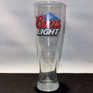 Coors Light Clear Glass Pilsner